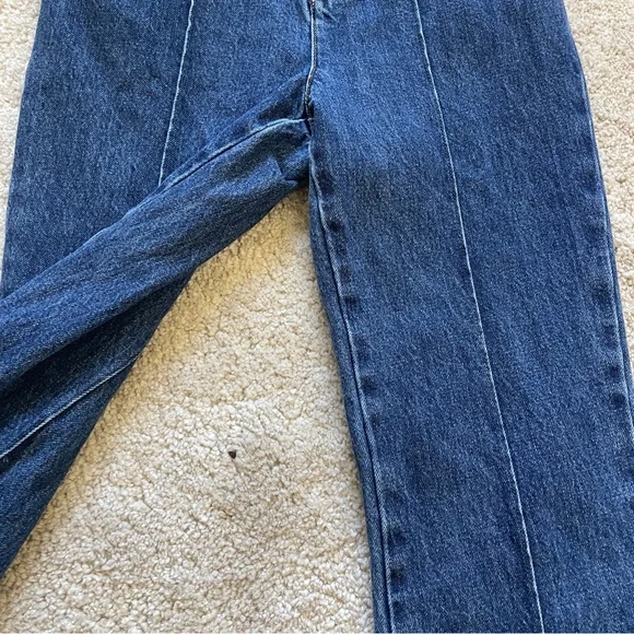 self-portrait Denim Jumpsuit jean size 2
